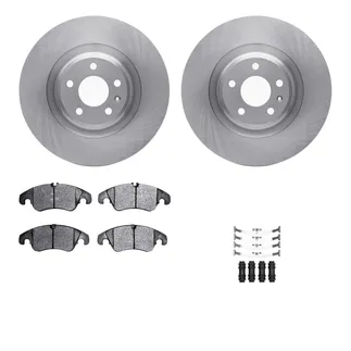 R1 Concepts WFWH1-73069 E- Line Series Brake Rotor W/ Ceramic Brake Pads & Hdw